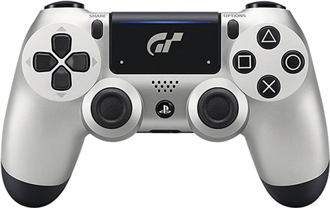 PS4 Official Dual Shock 4 GT Sport Silver Controller (V2)